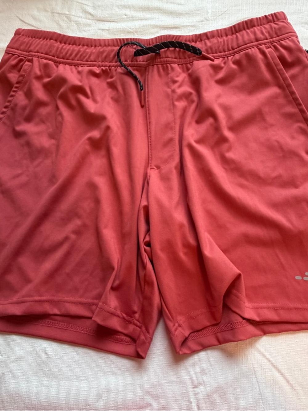 BCG SALMON COLOR Athletic Shorts with Drawstring